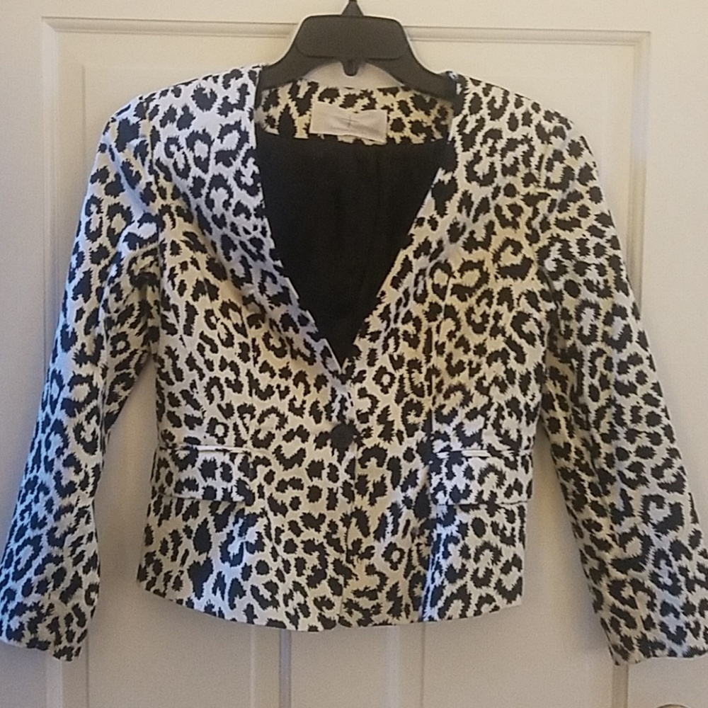 Animal print Thakoon  women's jacket Size 4